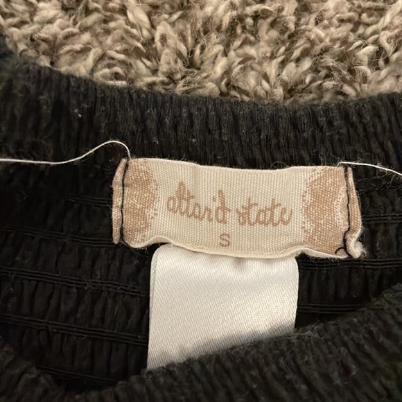 Altar’d State Cropped Ruffled Tee - Picture 2 of 3